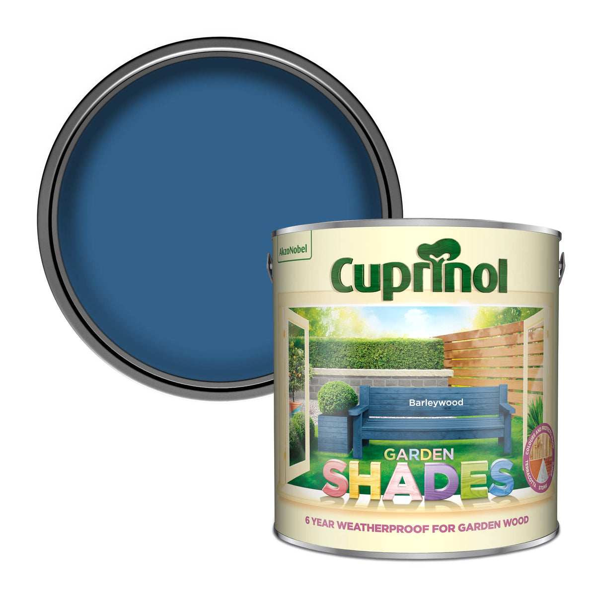 Cuprinol Garden Shades Exterior Woodcare, Country Cream, 1 Litre