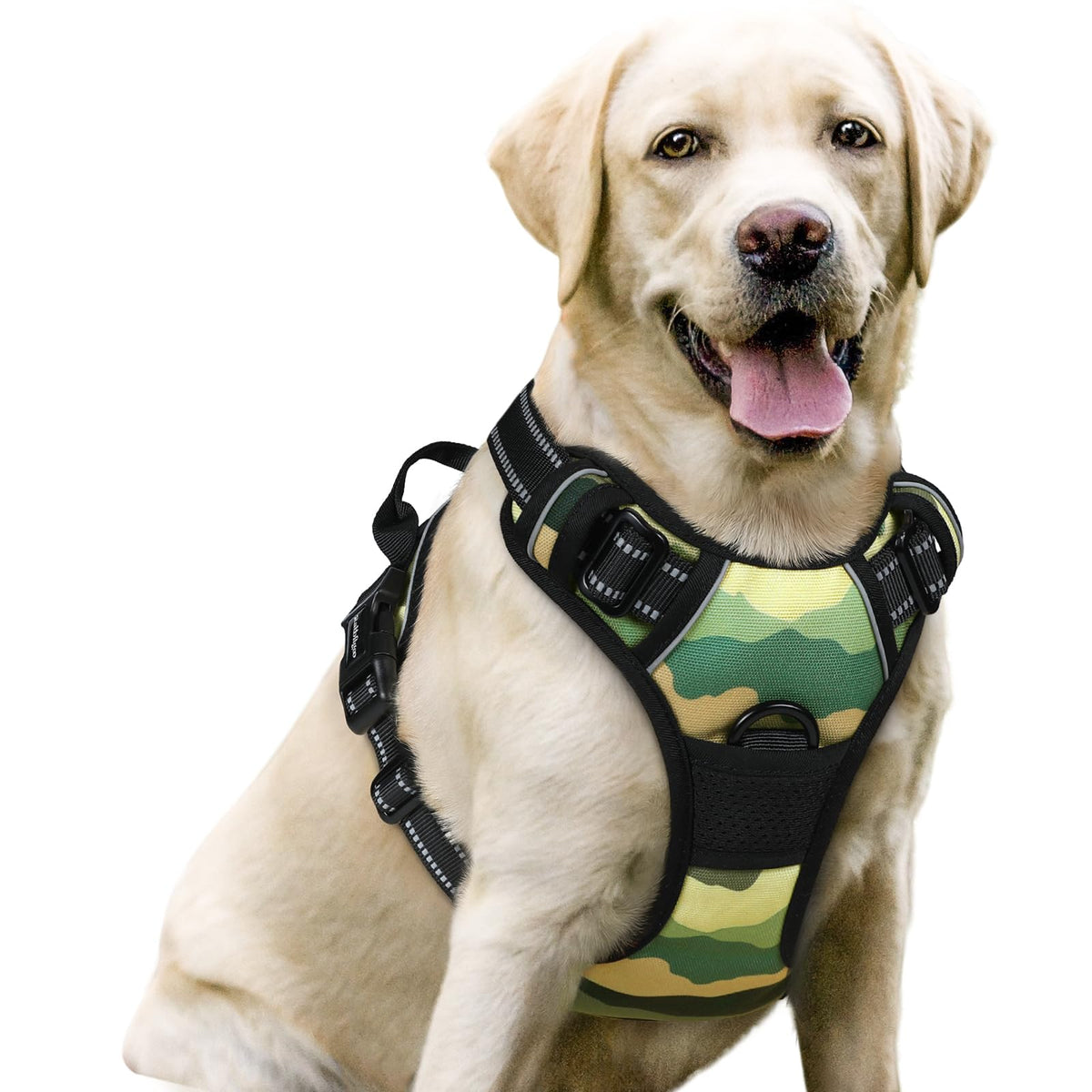 rabbitgoo Dog Harness Large Dog, No Pull Vest with Front Clip & Handle