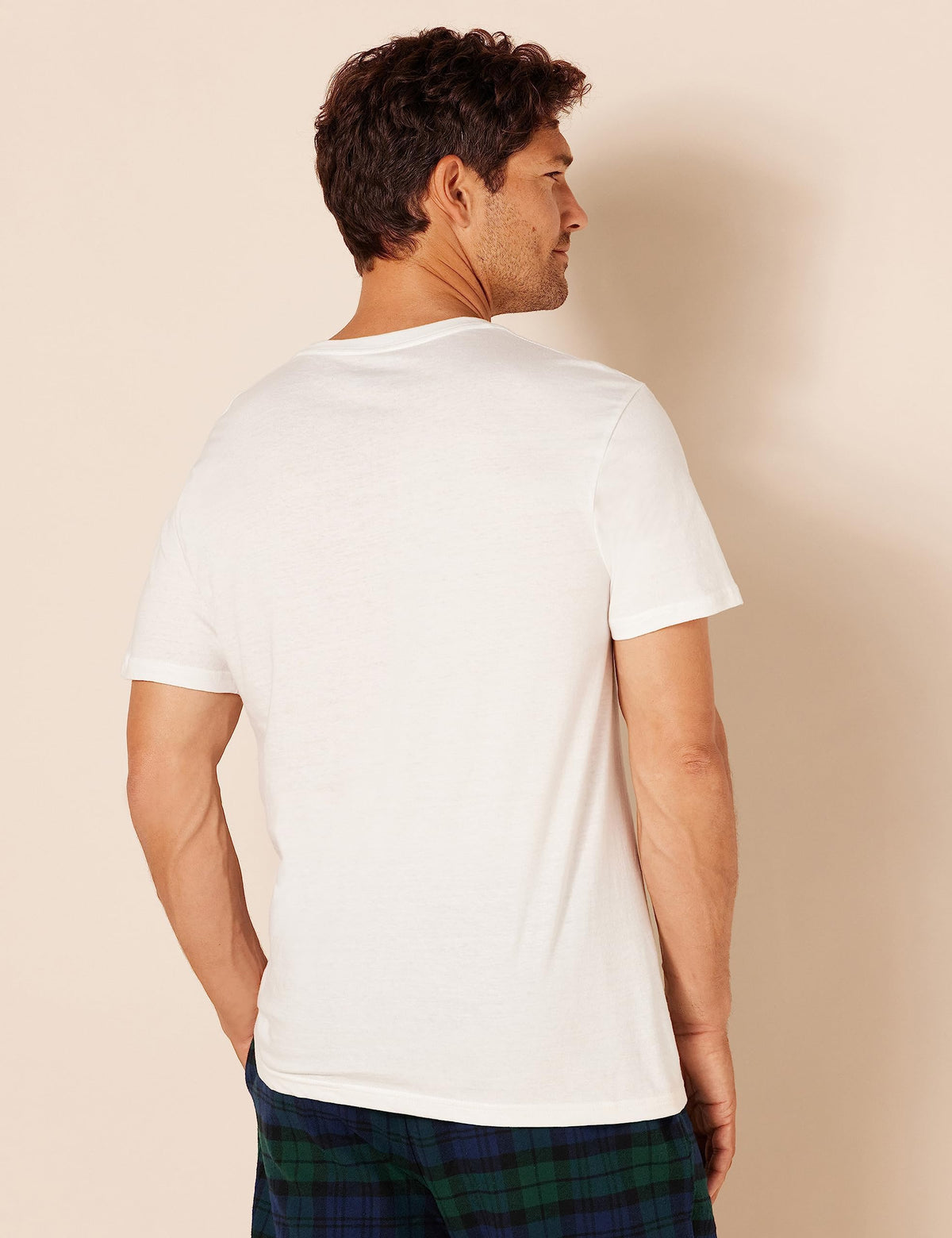 Amazon Essentials Men's Vests - Slim-Fit Cotton Crew Neck, Short and Long Sleeve T Shirt, Pack of 6, Undershirt and Vests for Men