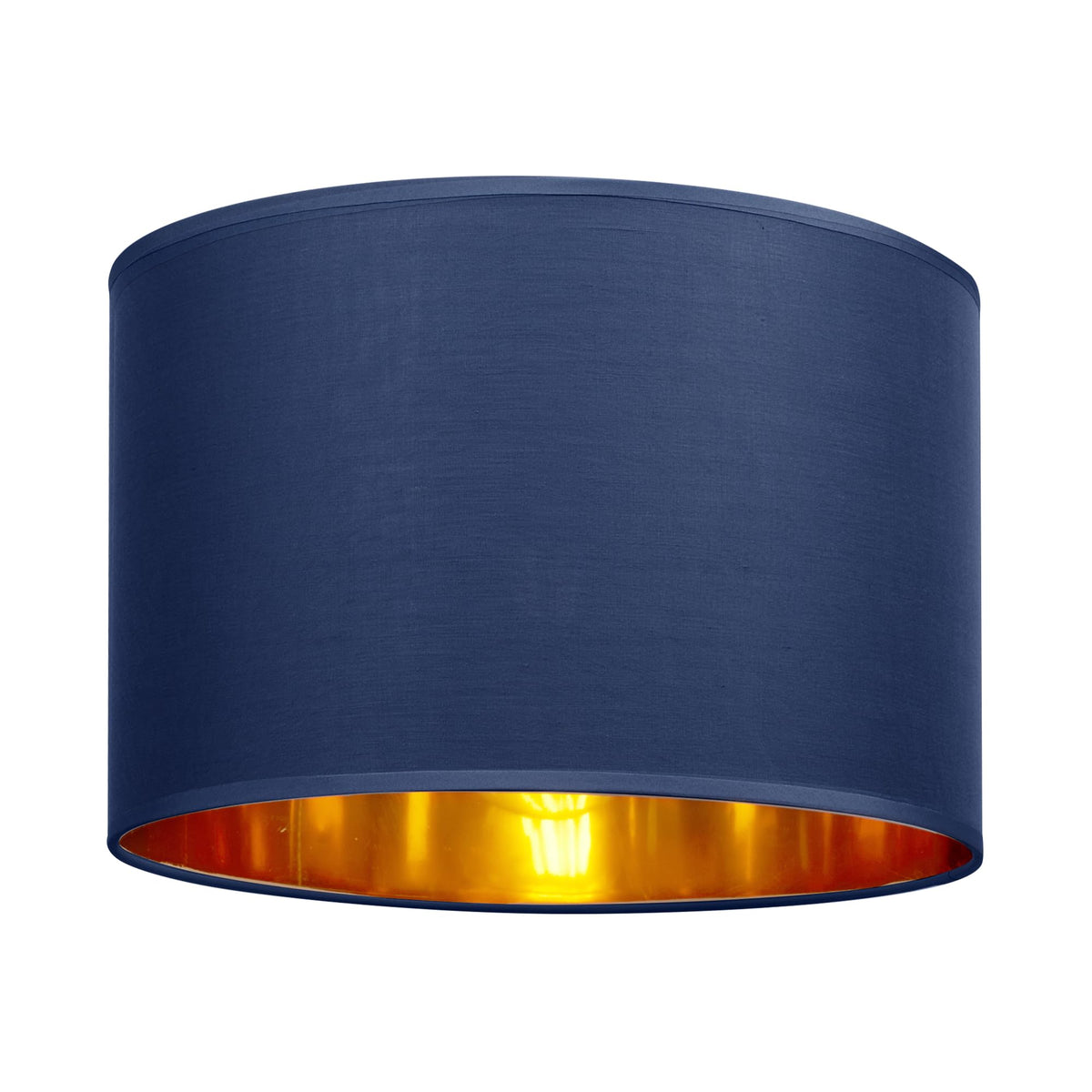 GIGGI Fabric Lamp Shades with Golden Inner Light Shade Ceiling – Modern Lampshades for Ceiling Lights, Lamp Shades for Table Lamps, Floor Lamps, Living Room, Bedroom, Home Décor (Green, 12")