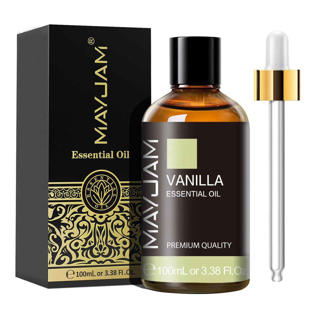 MAYJAM Peppermint Essential Oil 100ML - Premium Diffuser Oil