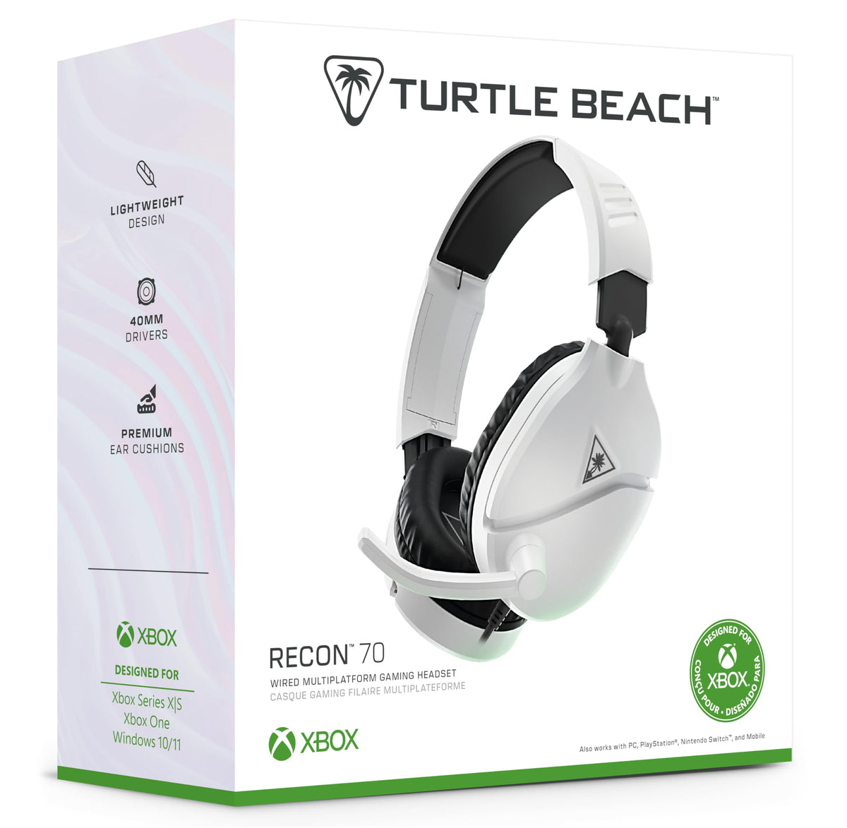 Turtle Beach Recon 70 Wired Multiplatform Gaming Headset for XBOX, PC, PS5