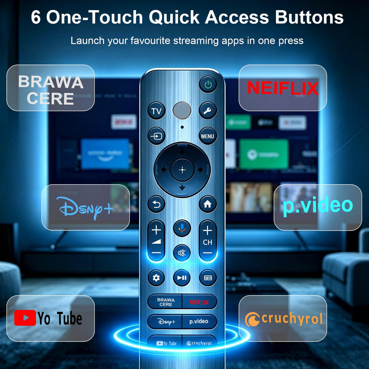 for-LG-Magic-Remote, Gvirtue Solar Voice Remote Control for-LG-Smart TV