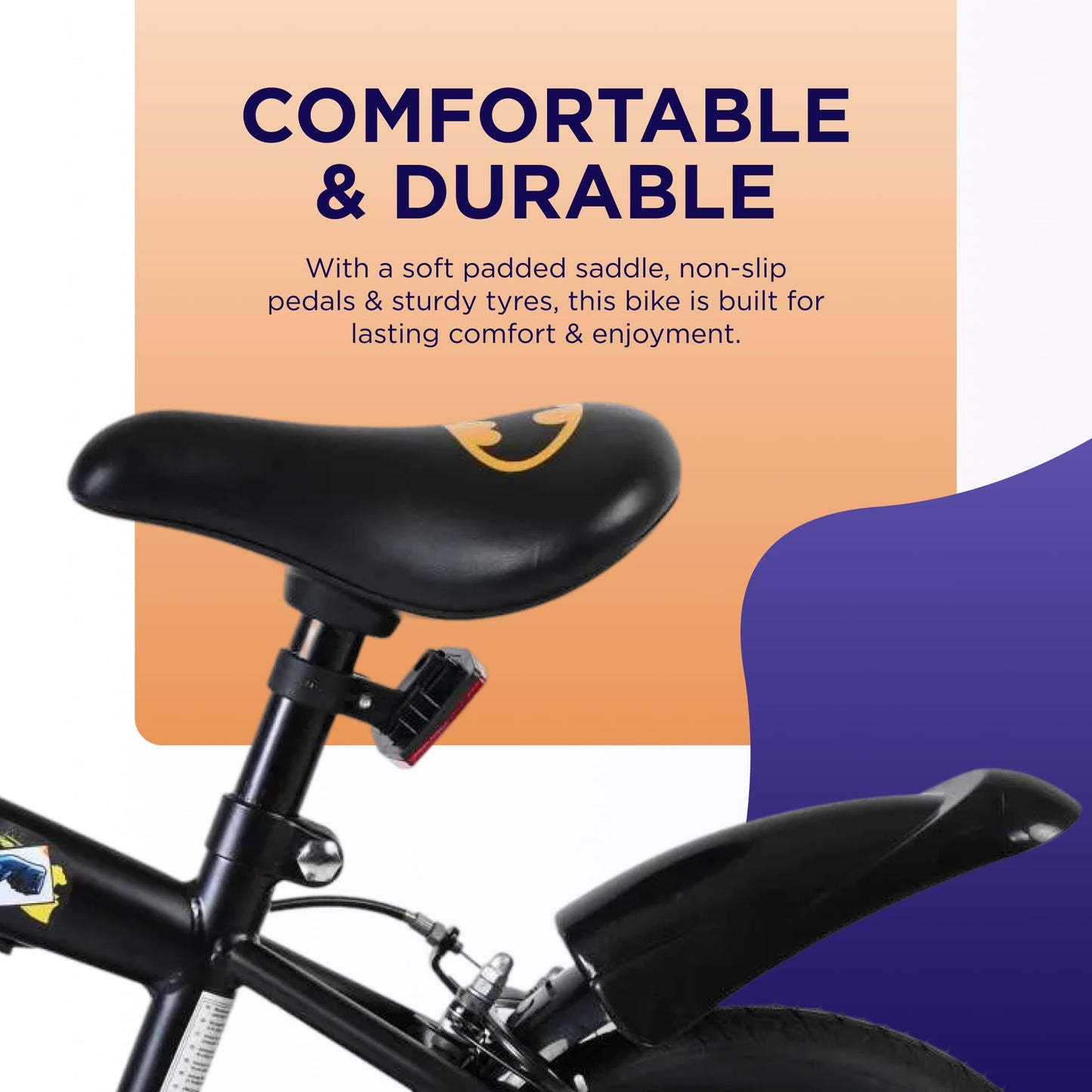 Volare Official Marvel Spider-Man Kids Bike 12" with Stabilisers — Ages 3-4