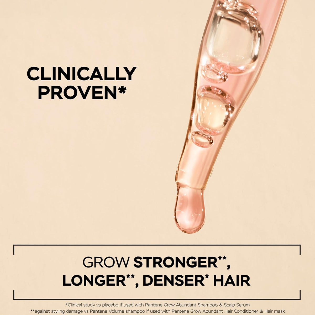Pantene Grow Abundant Anti-Hair Loss Scalp Serum 60ml for Denser Hair