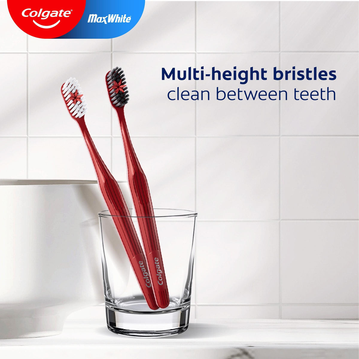 Colgate Zigzag Medium Bristles Manual Toothbrush (3-Pack)