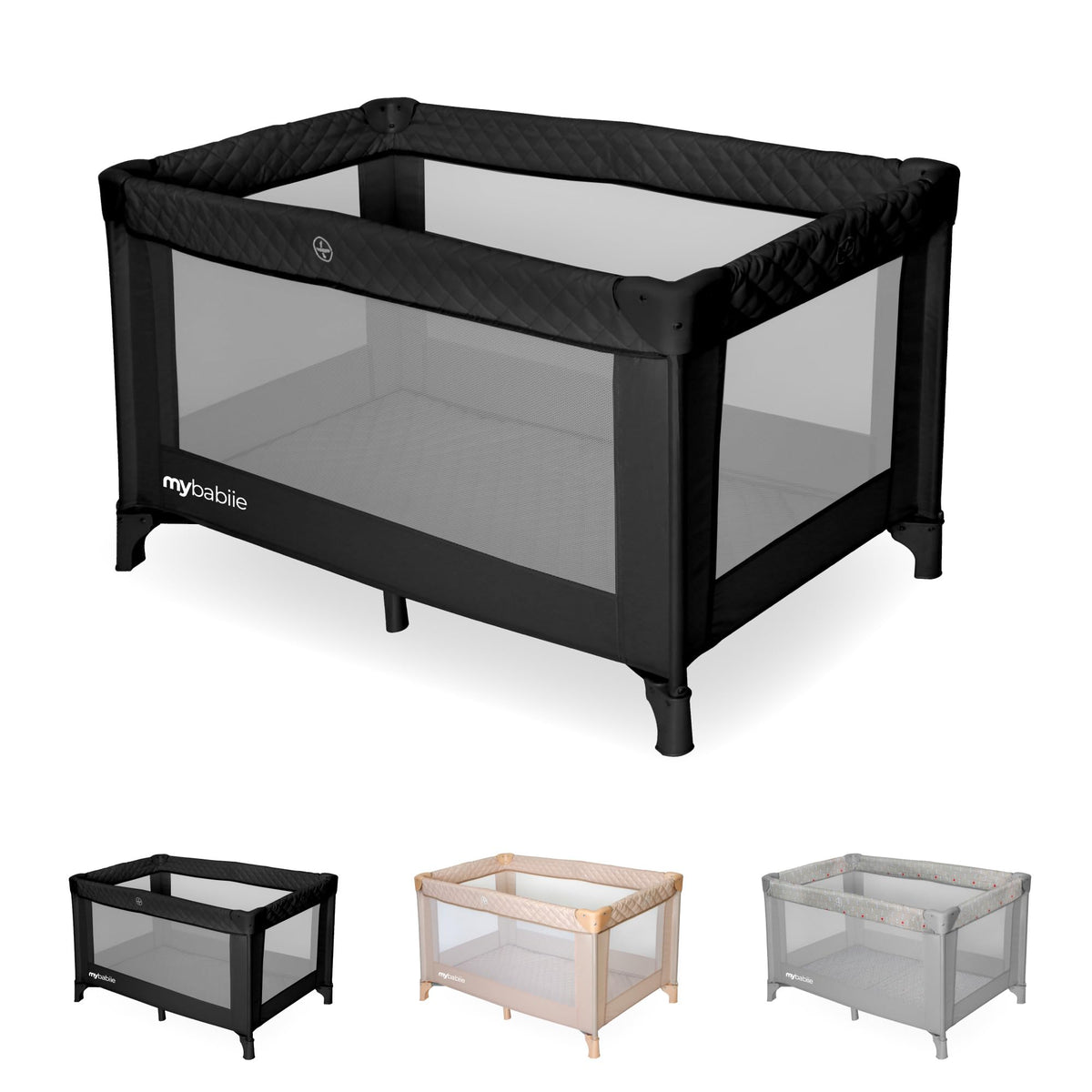 My Babiie MBTC1 Travel Cot from Birth to 15kg - Ivory