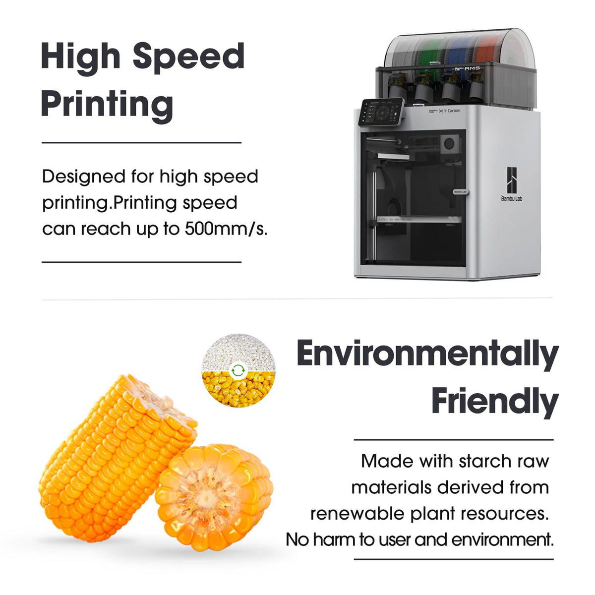 eSUN PLA Filament 1.75mm, PLA Basic Dimensional Accuracy +/- 0.05mm, 1KG Spool (2.2 LBS) Speedy Filament for 3D Printers,Black