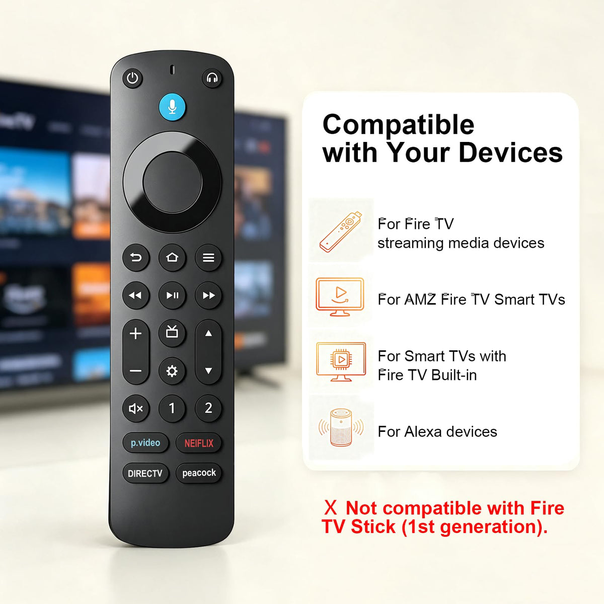 for-LG-Magic-Remote, Gvirtue Solar Voice Remote Control for-LG-Smart TV