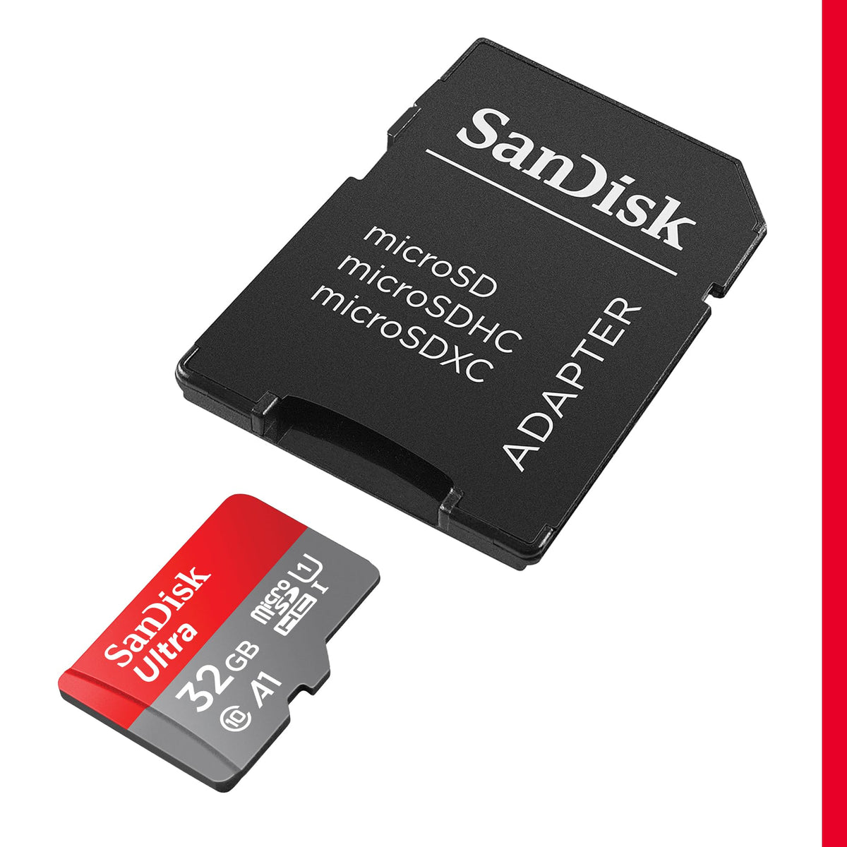 SanDisk 128 GB Ultra microSDXC cards (2-pack) + SD adapter up to 120 MB/s with A1 App Performance UHS-I Class 10 U1 (Pack of 2)
