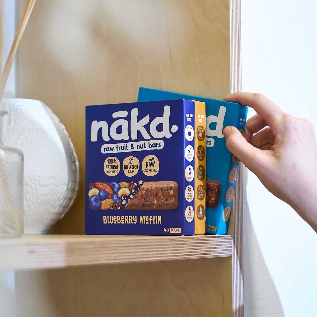 Nakd Bakewell Tart Natural Fruit & Nut Bars - Vegan - Gluten Free - Healthy Snack, 35 g (Pack of 18)