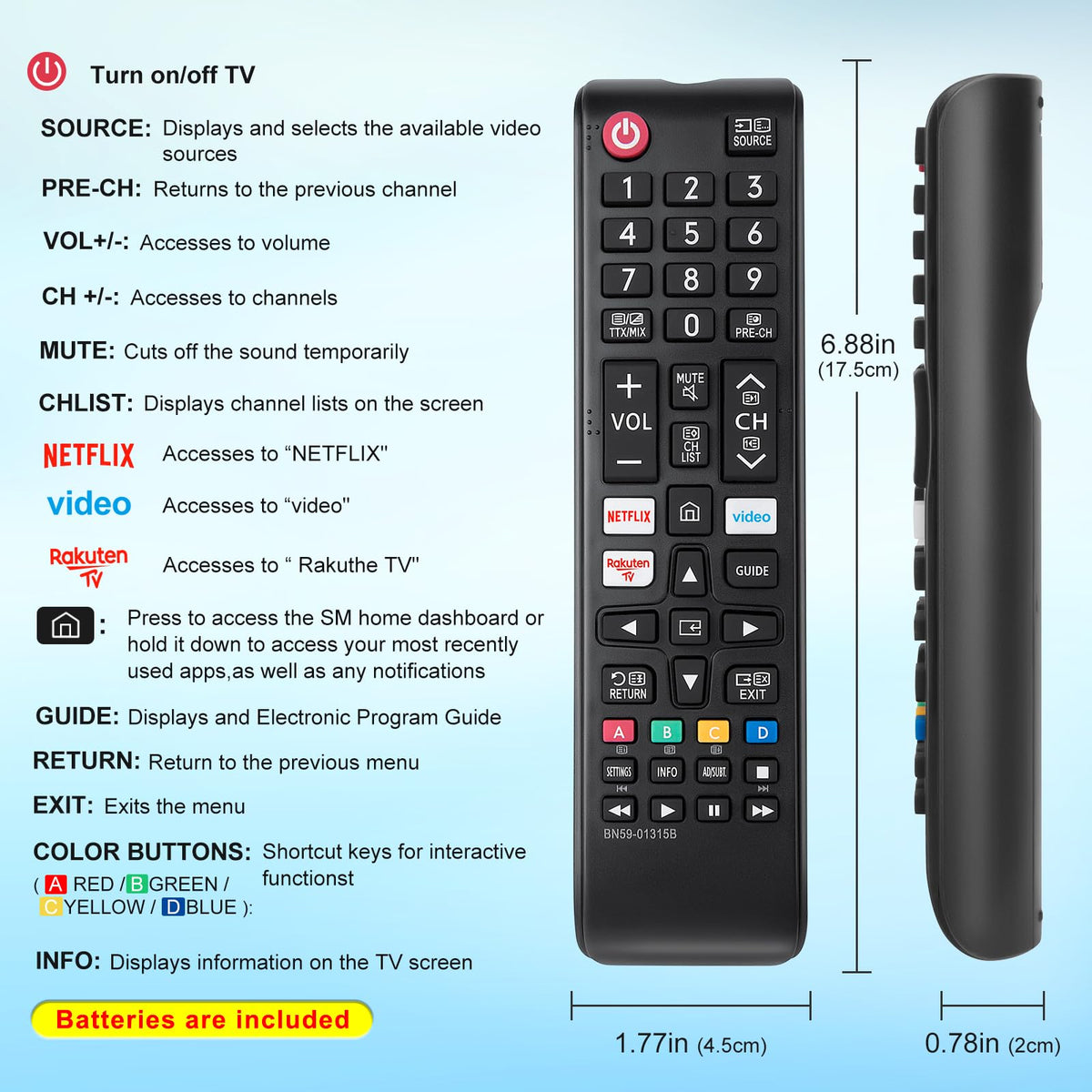 for LG TV Remote, Universal for LG Remote Control Smart TV Replacement