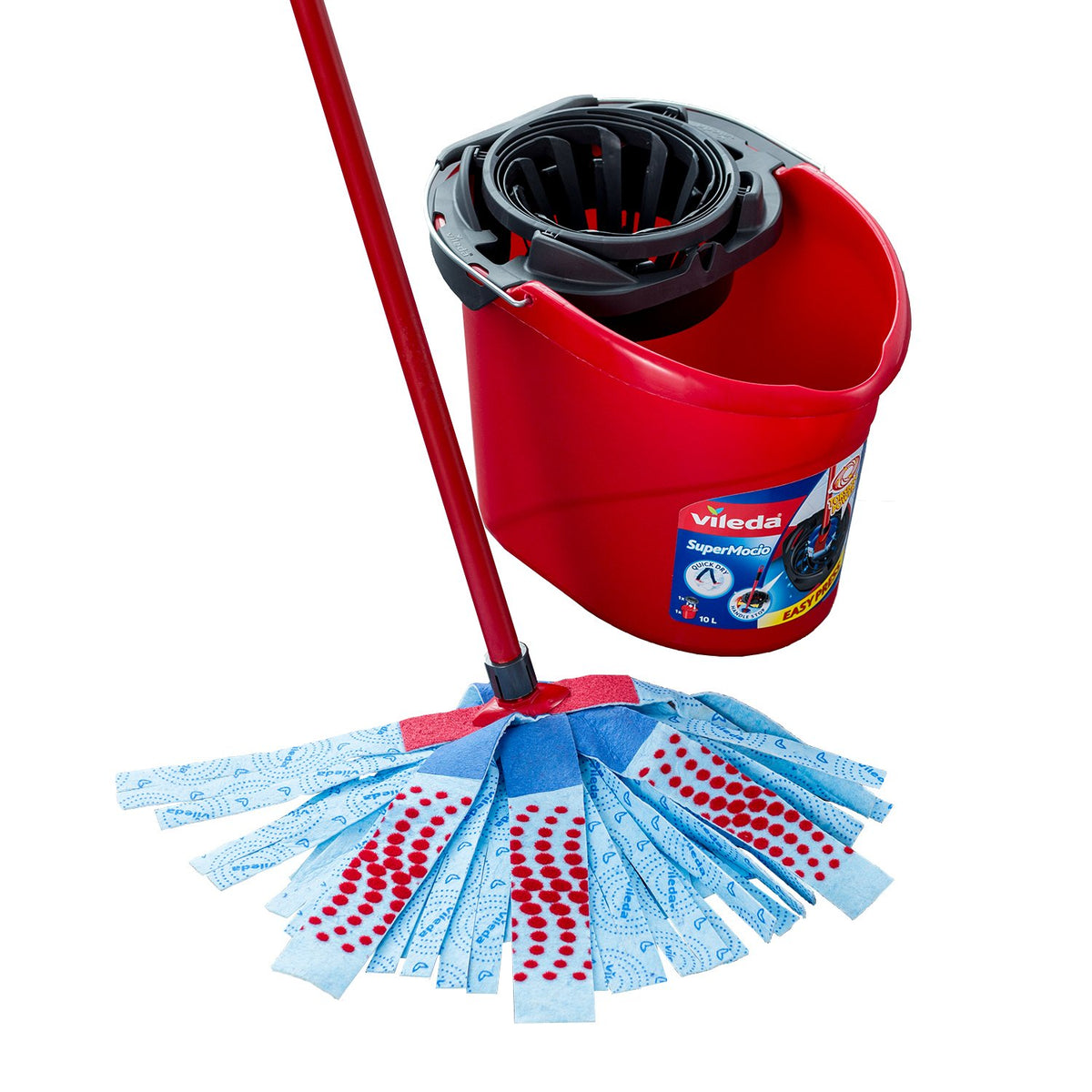 Vileda SuperMocio 3Action XL Mop Refill, 2 Pack – Fits All SuperMocio Mops