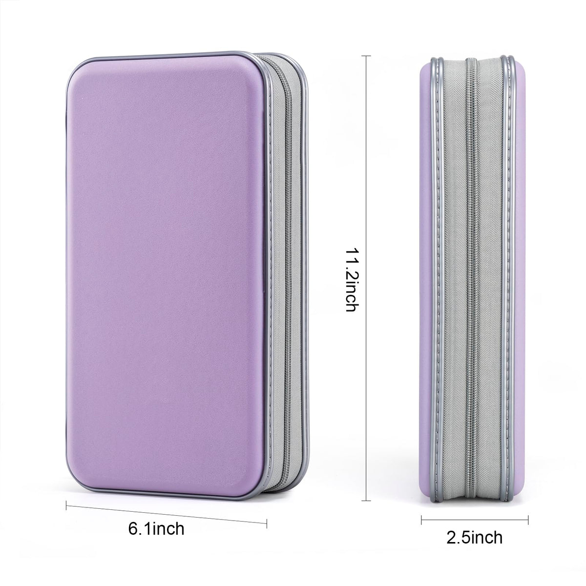 LIOVODE DVD Case, 96 Capacity CD Case Holder Organizer Disc Wallet for Car