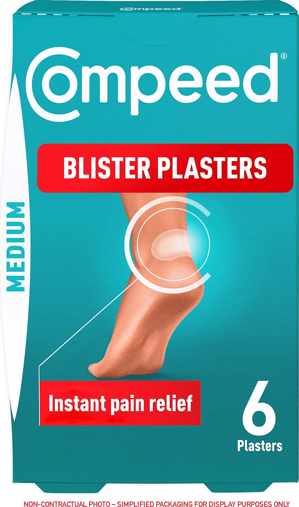Compeed Medium Blister Plasters, Hydrocolloid, Pack of 12