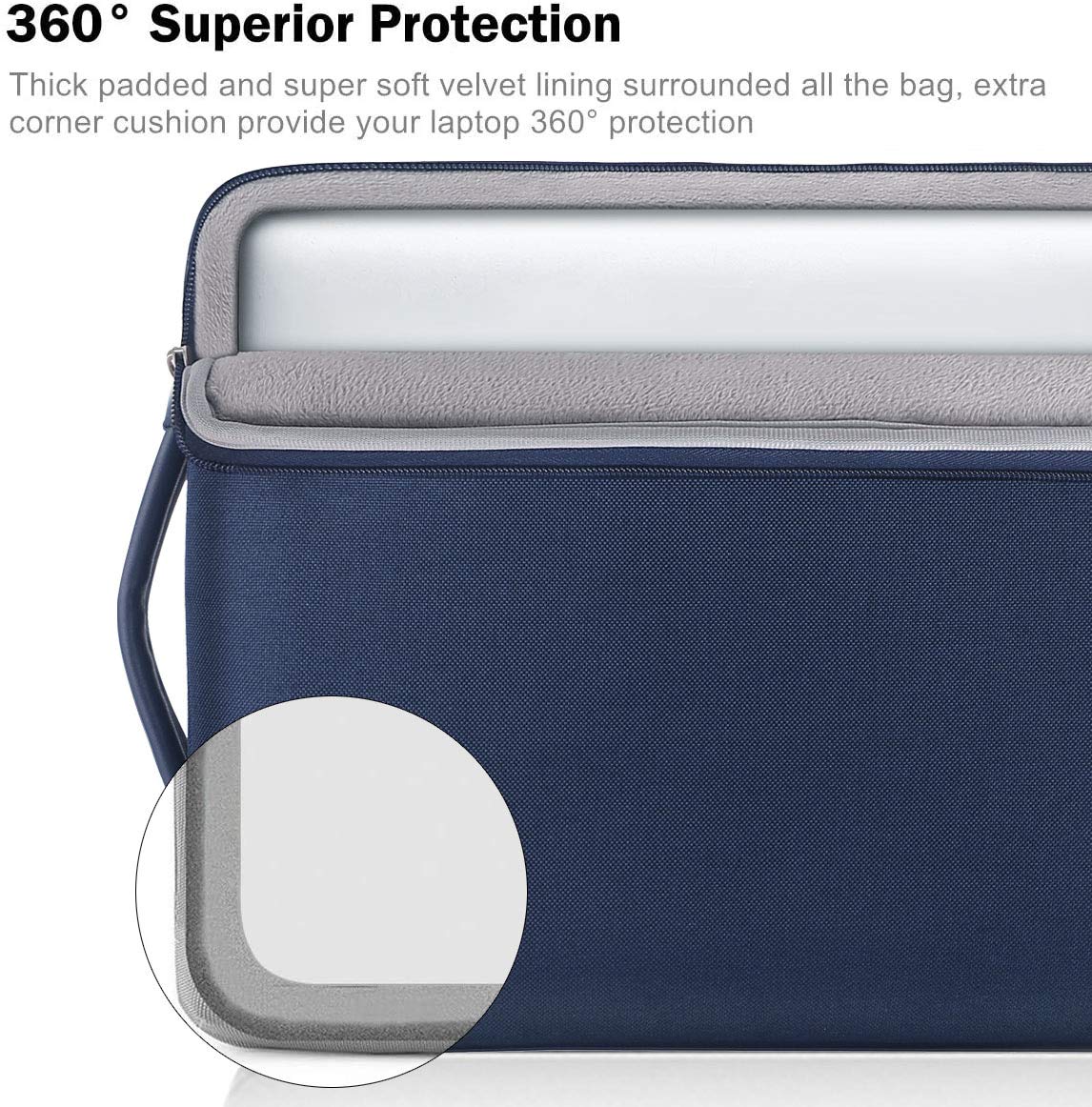 Voova 360° Protective Laptop Sleeve Case 11 11.6 12 inch, Waterproof Computer Cover Bag Compatible with Surface Pro 7 8/Laptop Go 2 3, MacBook Air 11, Chromebook, 12.5" Asus Acer Hp Tablet,Pink