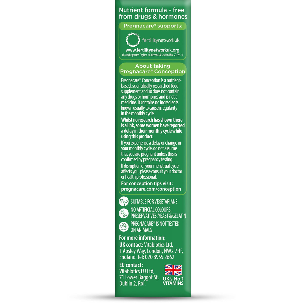 Pregnacare Max Fertility and Conception Support for Women - Maximum Support for Women Fertility, Conception and Ovulation