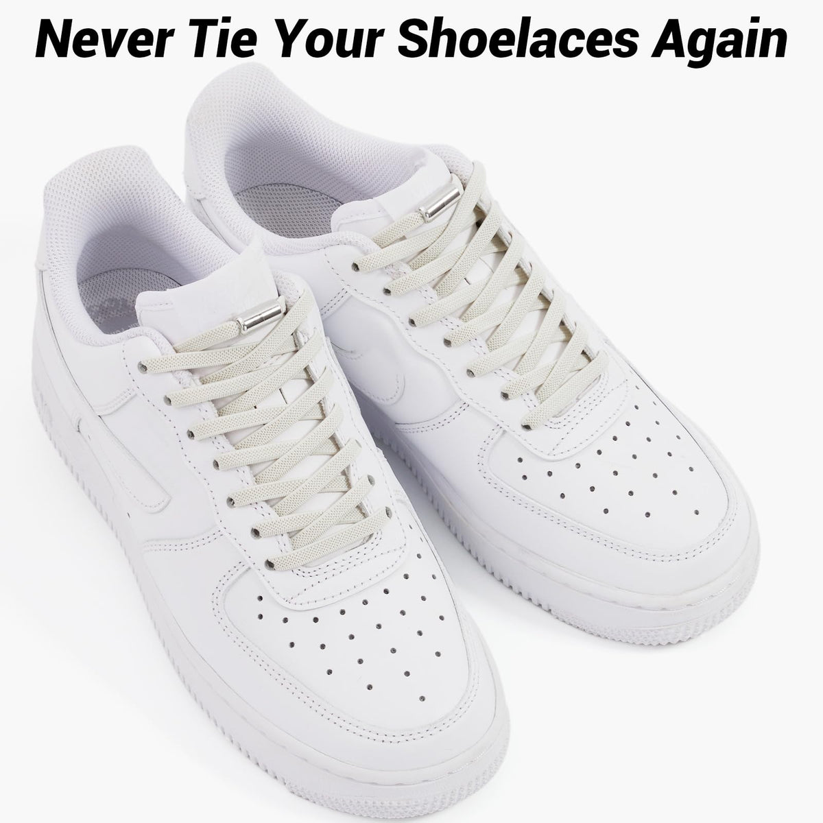 Handshop 2 Pairs Elastic Laces, No Tie Shoelaces for Trainers