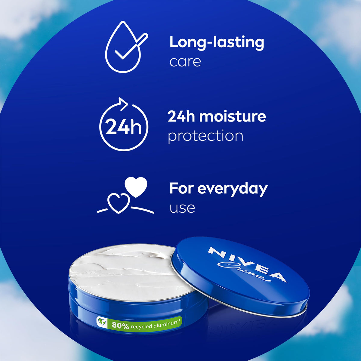 NIVEA Creme Moisturising Cream for Face, Body and Hands, 400 ml