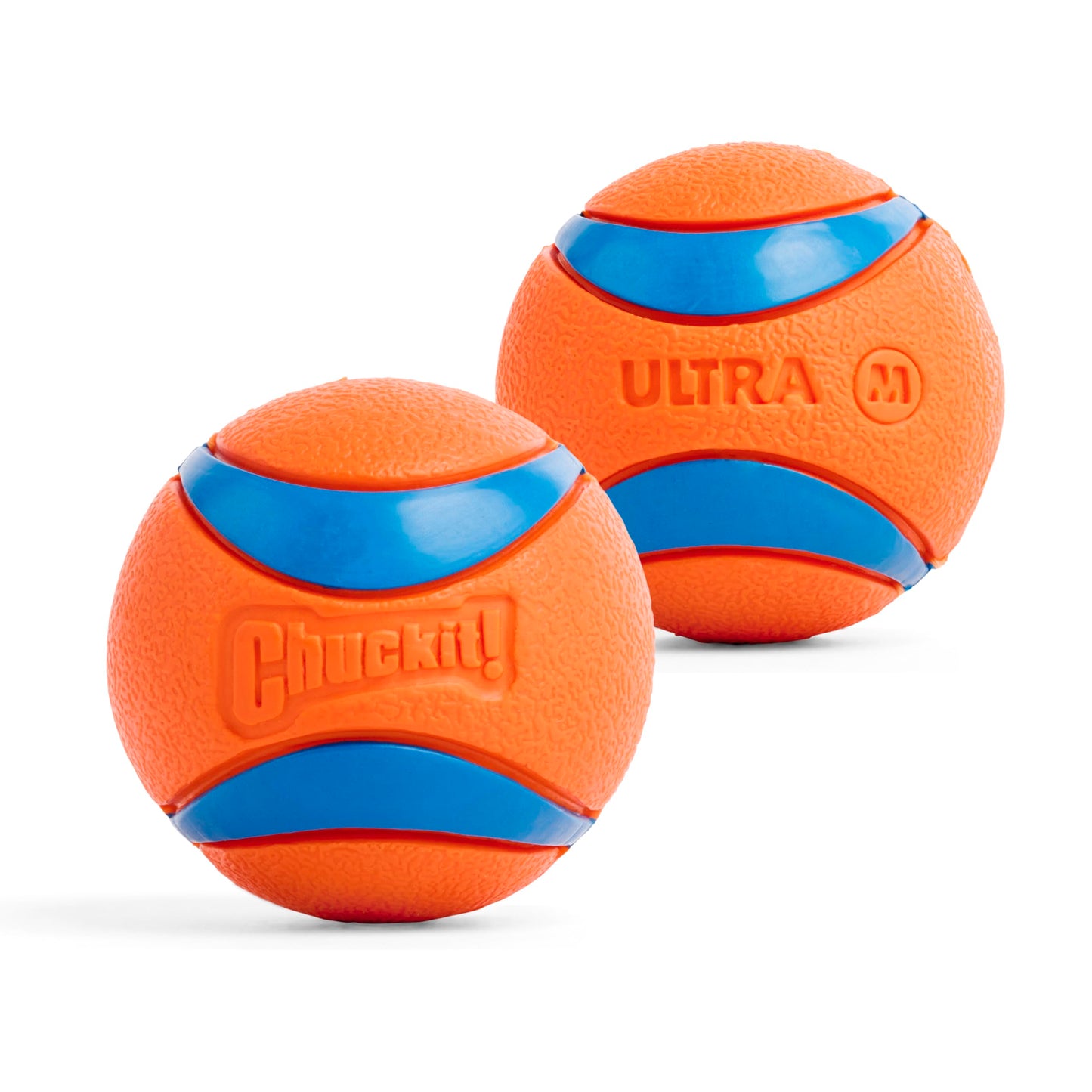 Chuckit! Ultra Ball, Durable High Bounce Rubber Dog Ball, Launcher Compatible, 2 Pack, Medium