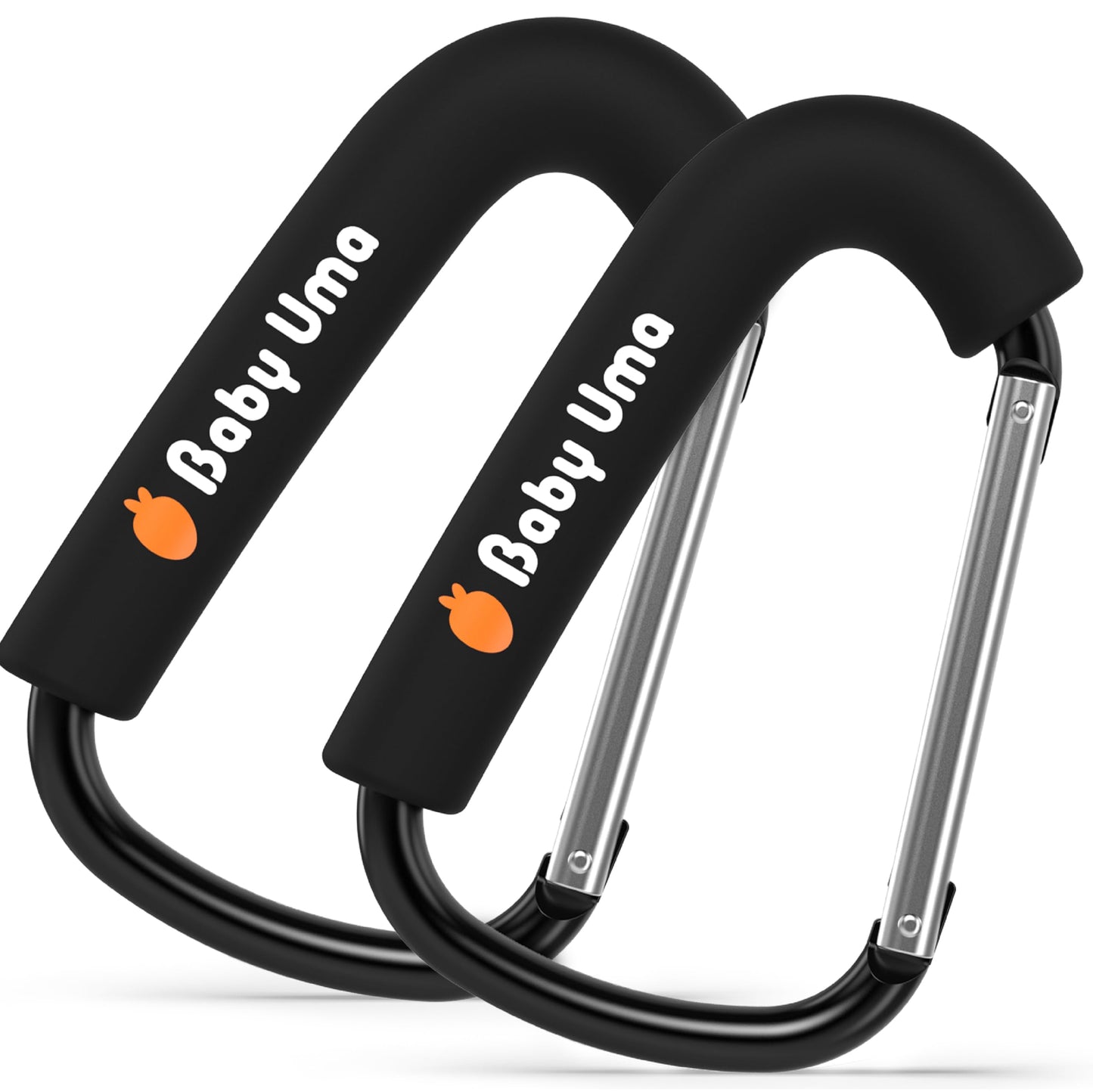 Baby Uma Buggy Clips - 2022 Double-Platinum Winning Pram Clips, Universal Pram Accessories, 5 kg Weight Capacity & Non-Slip, Baby Travel Essentials
