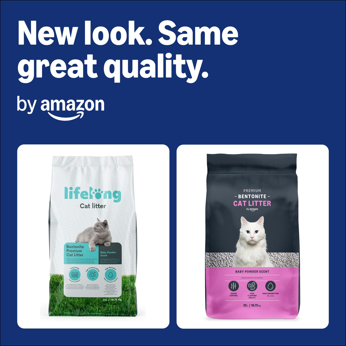 by Amazon Clumping Corn Cat Litter, Unscented, 10 L (Pack of 1) (Previously a Lifelong brand, same product)