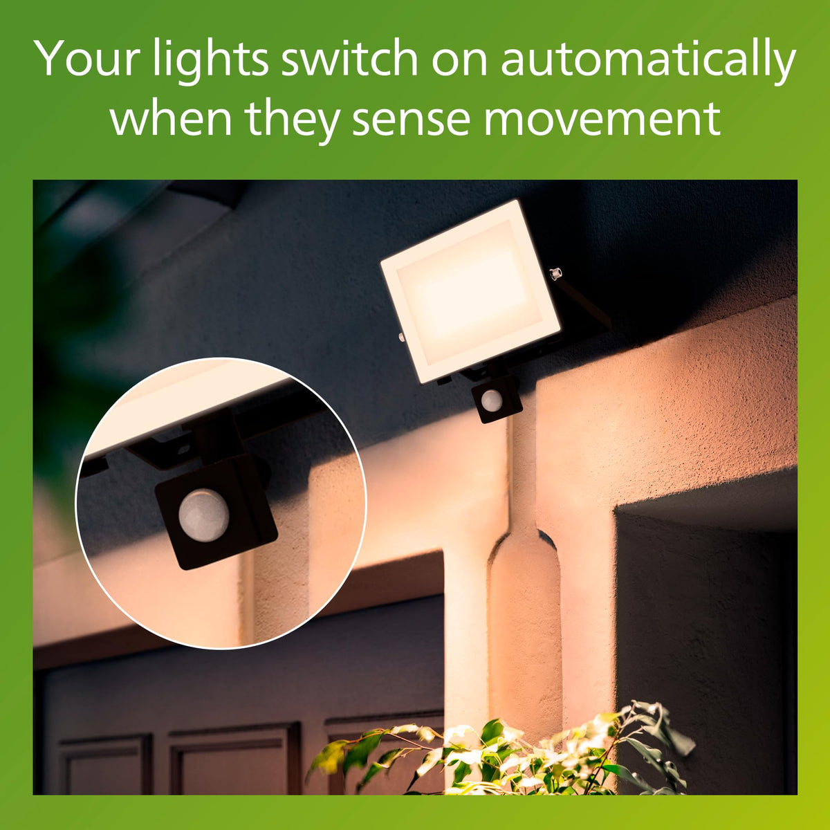 Philips Lois Outdoor Floodlight, White, 10 W