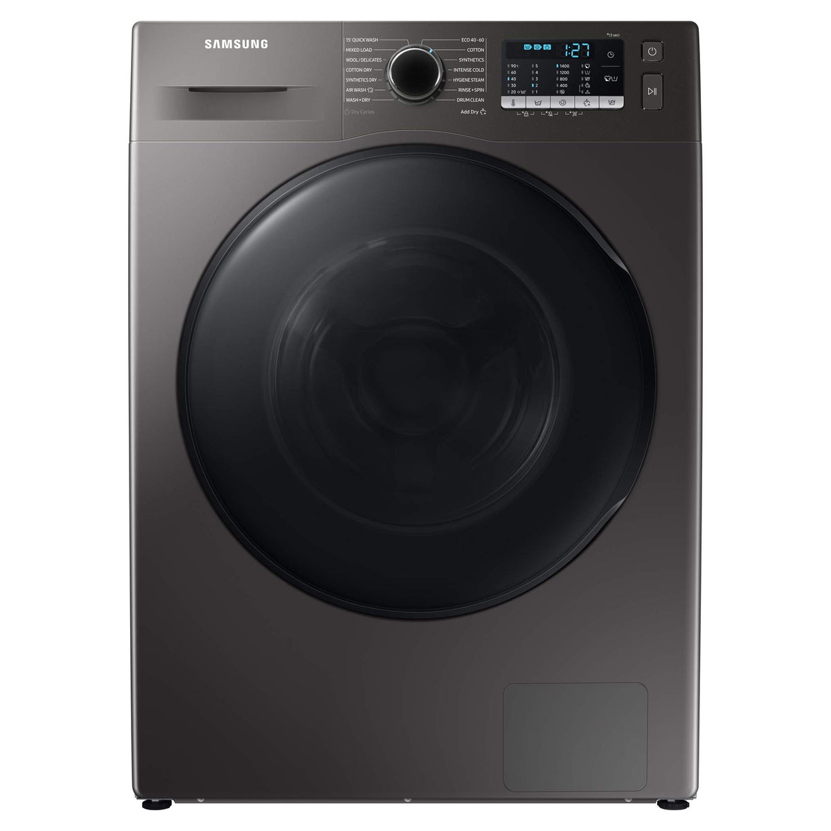 Samsung Series 7 Washer Dryer, AI Energy Wi-Fi enabled, 11/6kg 1400rpm, Black, WD11DB7B85GBU1