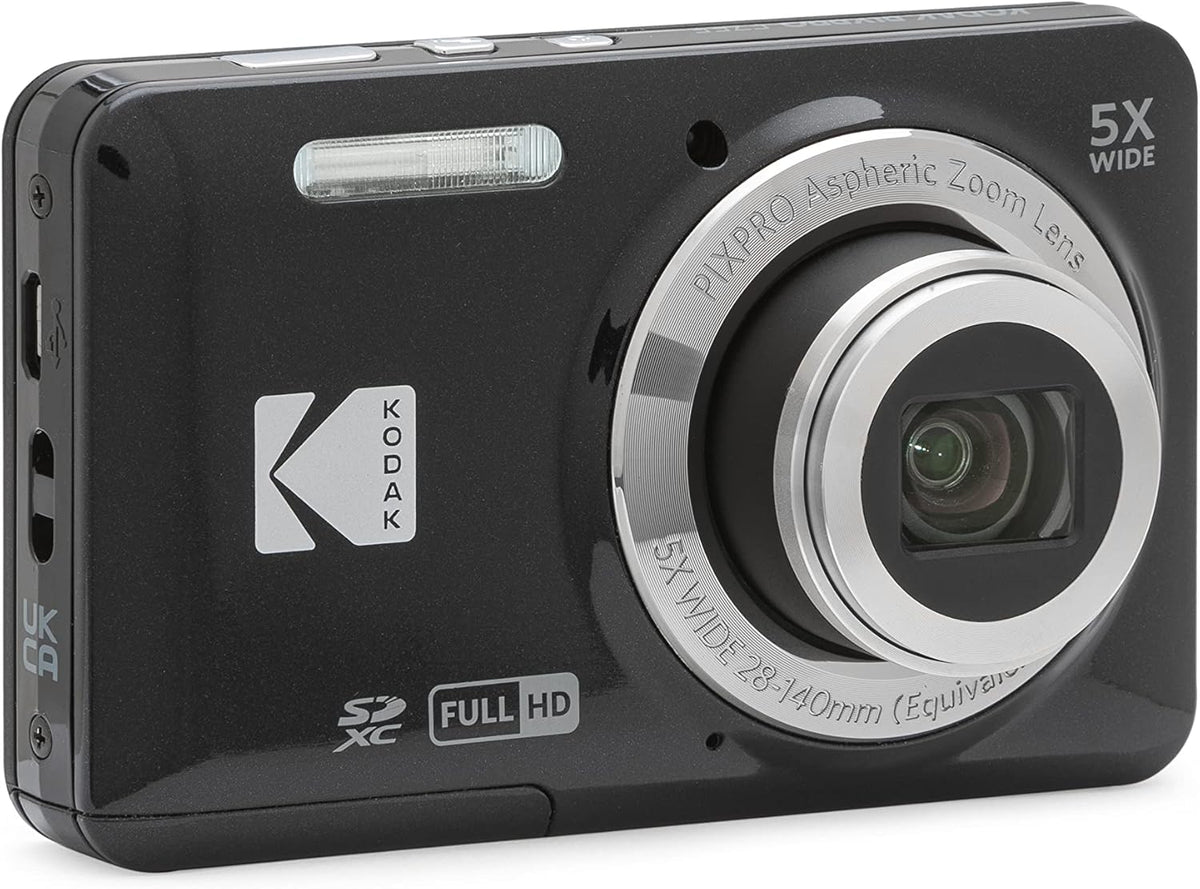 Kodak PIXPRO FZ55 16MP 5x Zoom Compact Camera - Black