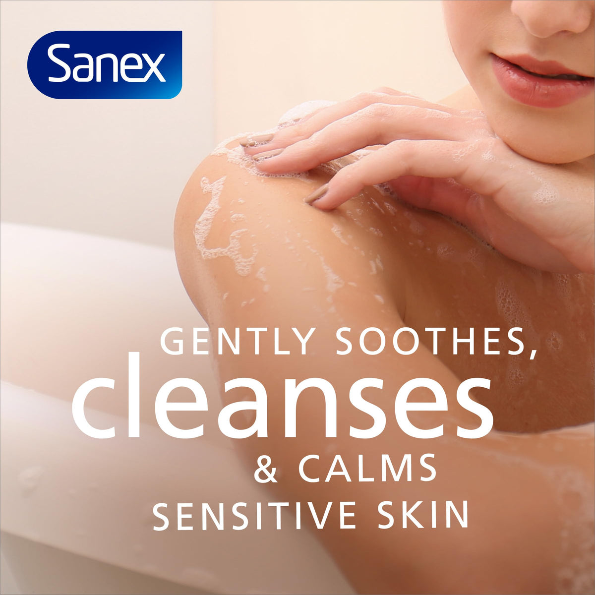 Sanex Body Wash - Expert Skin Health - Hypoallergenic Shower Gel - Dermatologist Tested Gentle for Very Sensitive Skin - Multipack - 6 Pack - 450ml Bottles