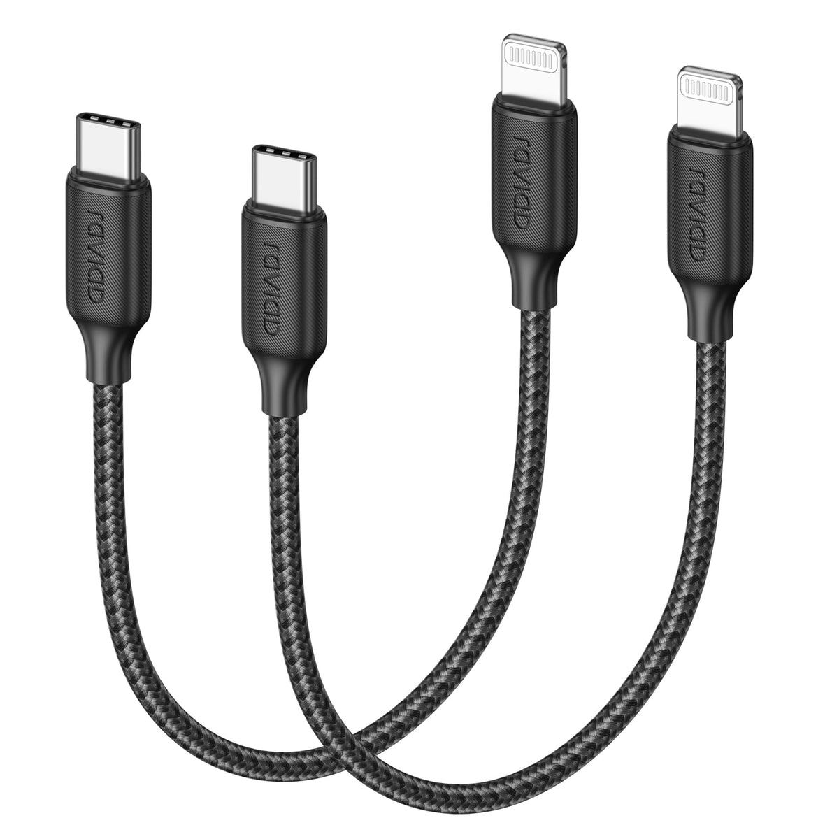 RAVIAD USB C to Lightning Cable 1M [MFi Certified]iPhone Fast Charger Cable