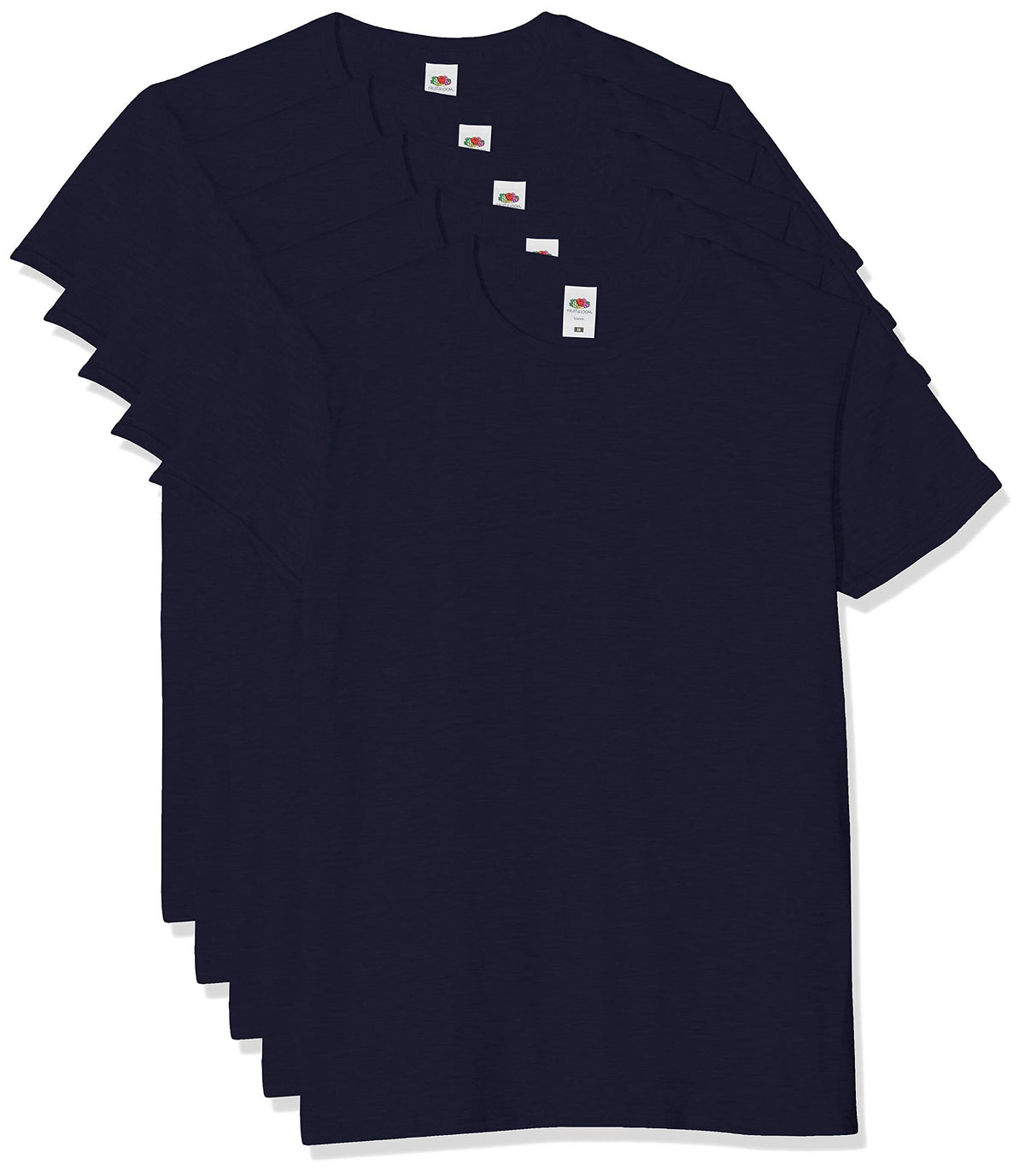 Fruit of the Loom Men's T-Shirt Iconic Tee, Lightweight Ringspun Tee, 5 Pack