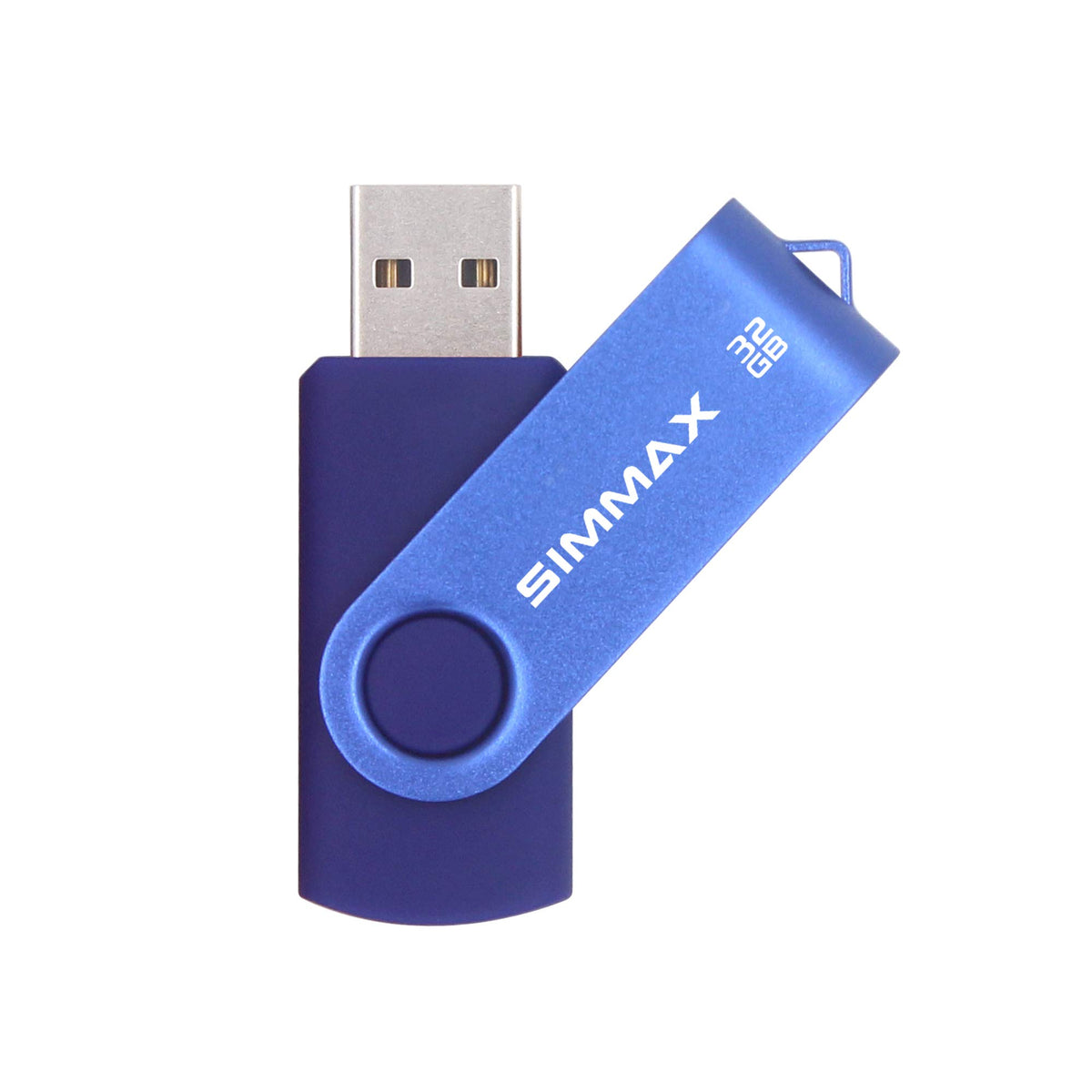 SIMMAX 32GB Memory Stick USB 2.0 Flash Drives Swivel Thumb Drive Pen Drive (32GB Purple)