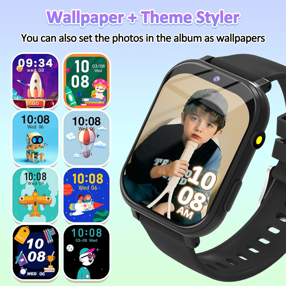 Kids Smart Watch for Boys Girls, Smart Watch for Kids Fitness Watch