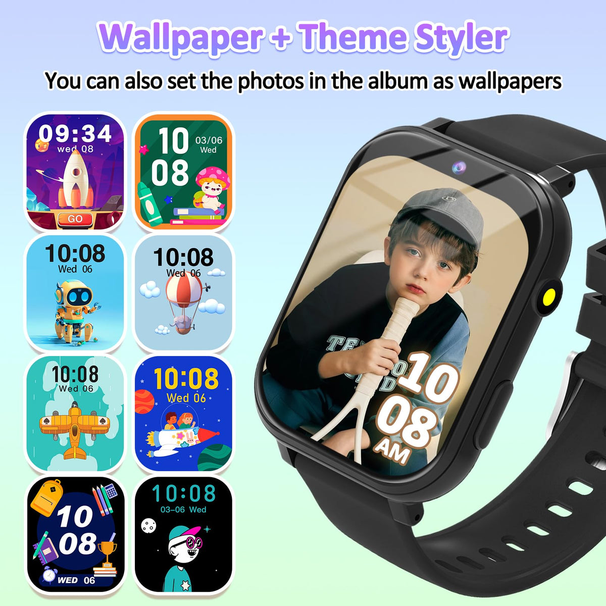 Kids Smart Watch for Boys Girls, Smart Watch for Kids Fitness Watch