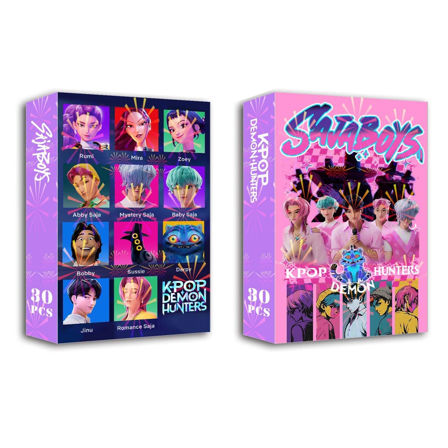Sanmatic K-Pop Demon LOMO Cards Classic Card Set for Kids Playing for Party Favors and Gift