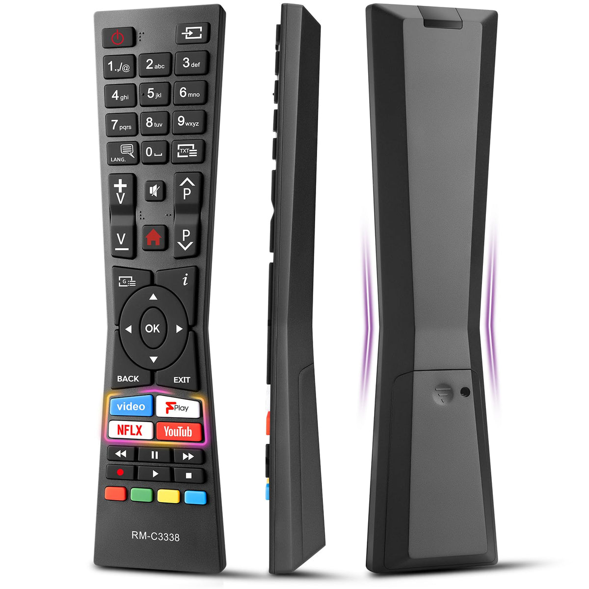Universal-for-Samsung-Smart-TV-Remote, for Samsung Curved Qled Frame 4K TV