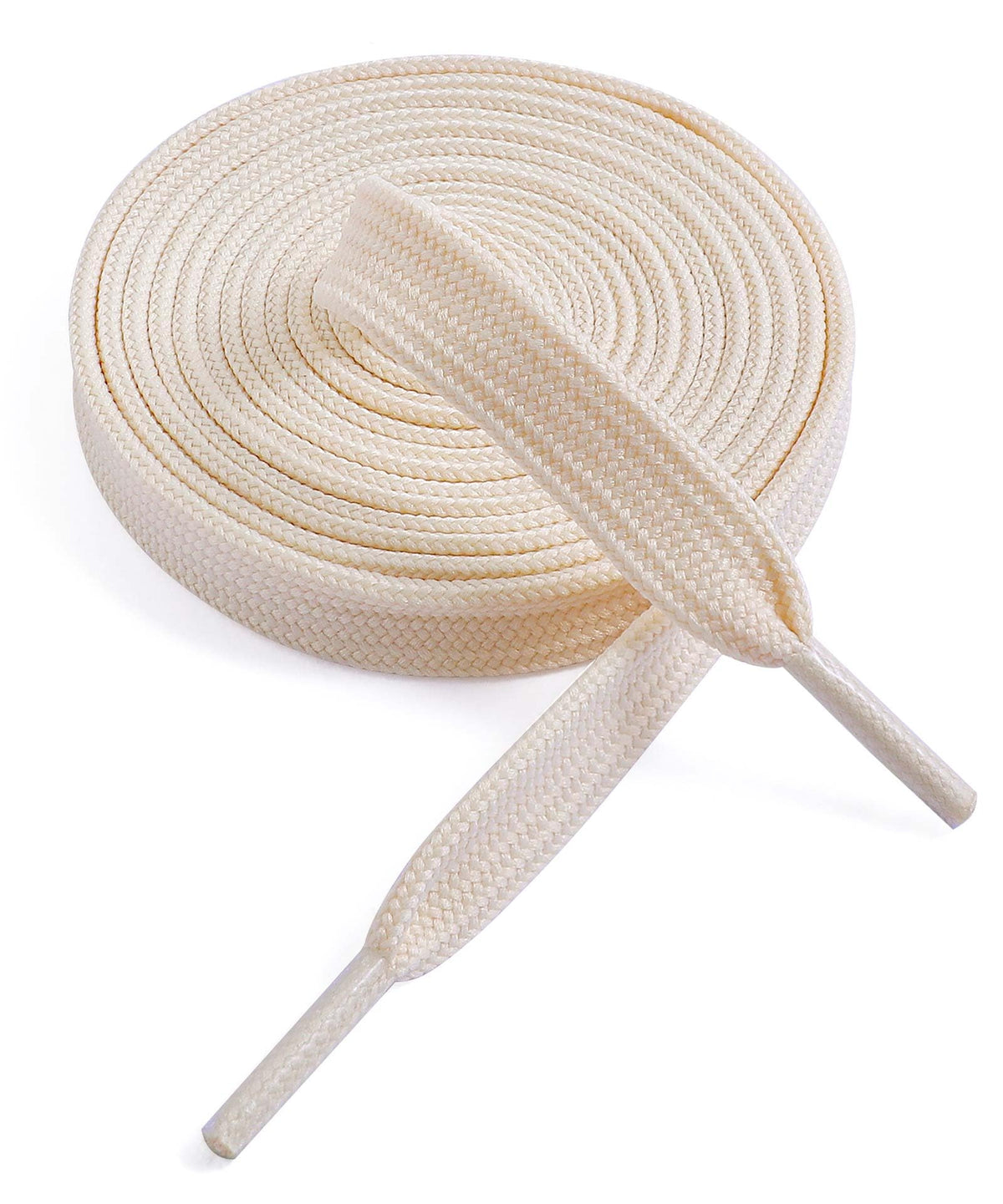 VSUDO Shoe Laces for Trainers, 5/16" Fine Weave Flat Shoelace for Sneaker