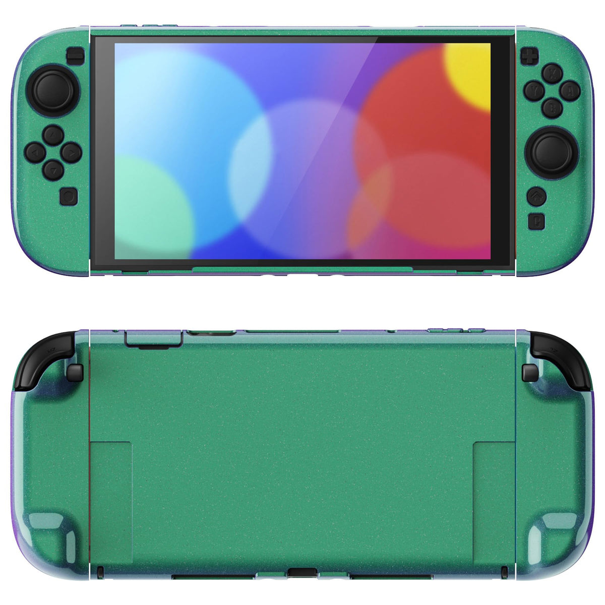 PlayVital Solid Color Series Protective Case for Nintendo Switch 2, Anti-Scratches Hard Shell Dockable Grip Cover with Extra Foldable Stand & Thumb Grips for Nintendo Switch 2 - Cherry Blossoms Pink