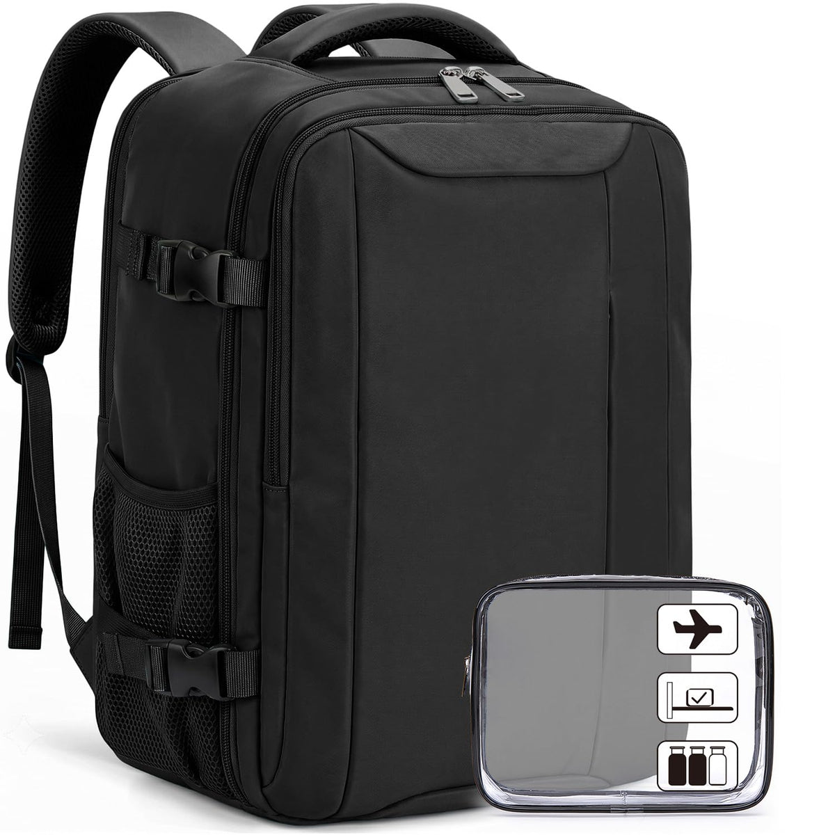 Xkdoai for Ryanair Cabin Bags 40x30x20,Backpack with TSA Approved Clear Bag