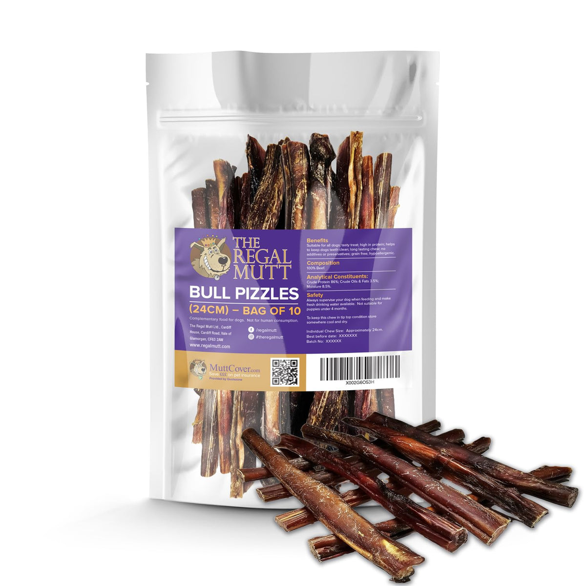 The Regal Mutt - Chewy Twists with Chicken - 1kg Bag
