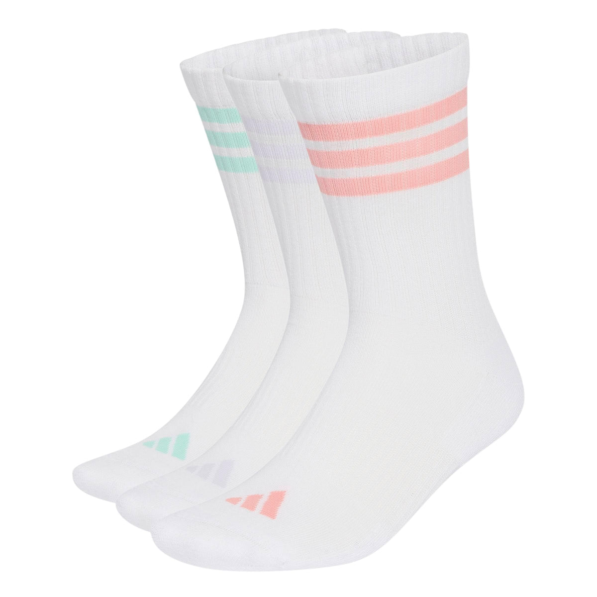 adidas 3-Stripes Cushioned Crew Socks 3 Pair Pack