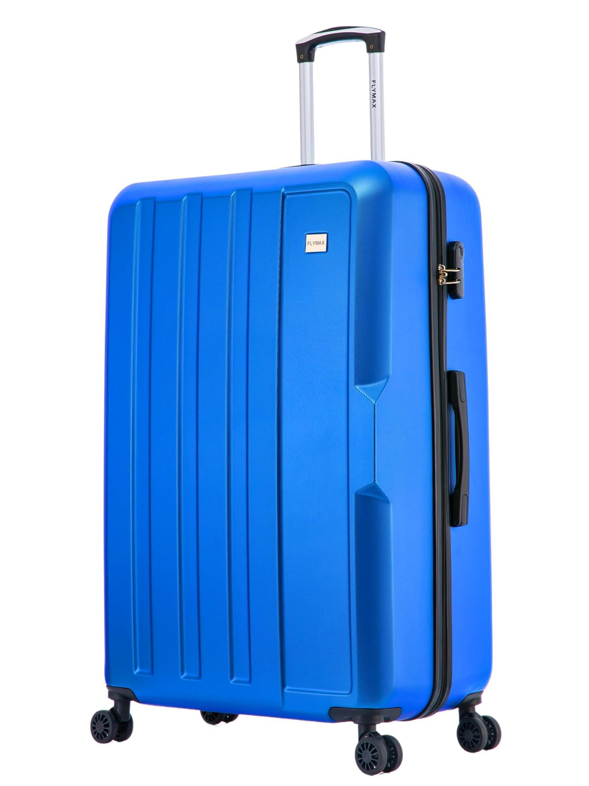 FLYMAX 29" Large Suitcase 4 Wheel Lightweight Luggage Hard Shell Travel Case Hold Check in Fits 23kg - 27kg + 3 Digit Lock Suitcase Large + Telescopic Handle 103 Litre Capacity