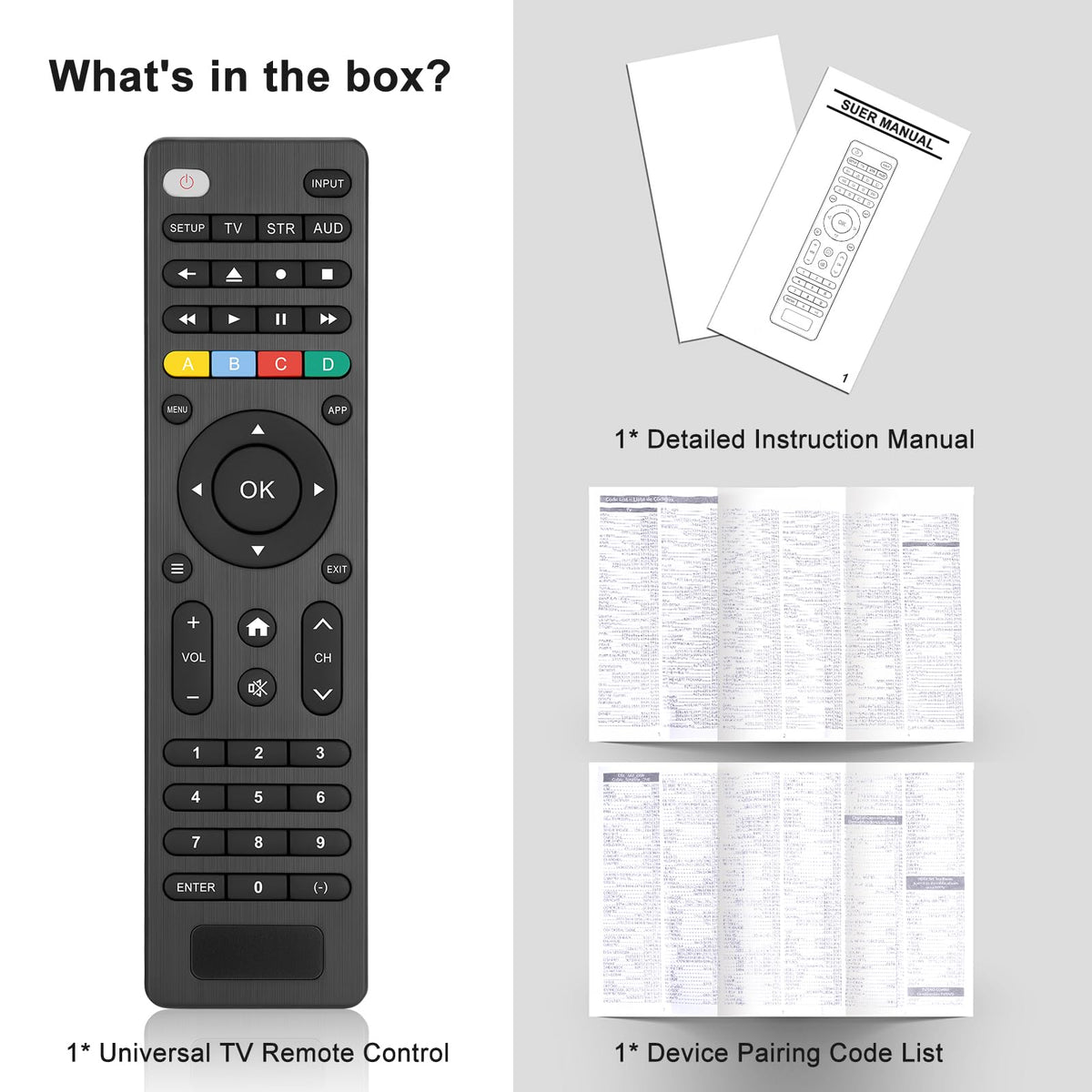 Universal for Samsung TV Remote Replacement【2 Pack】