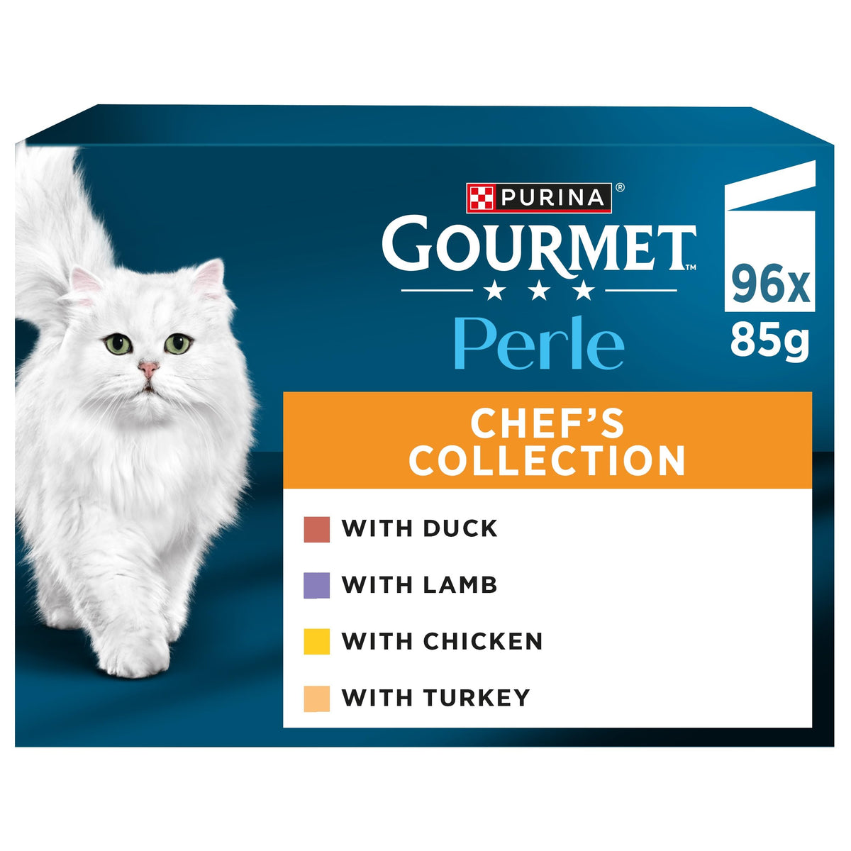 GOURMET Perle Delighters Collection in Gravy Wet Cat Food 40x85g