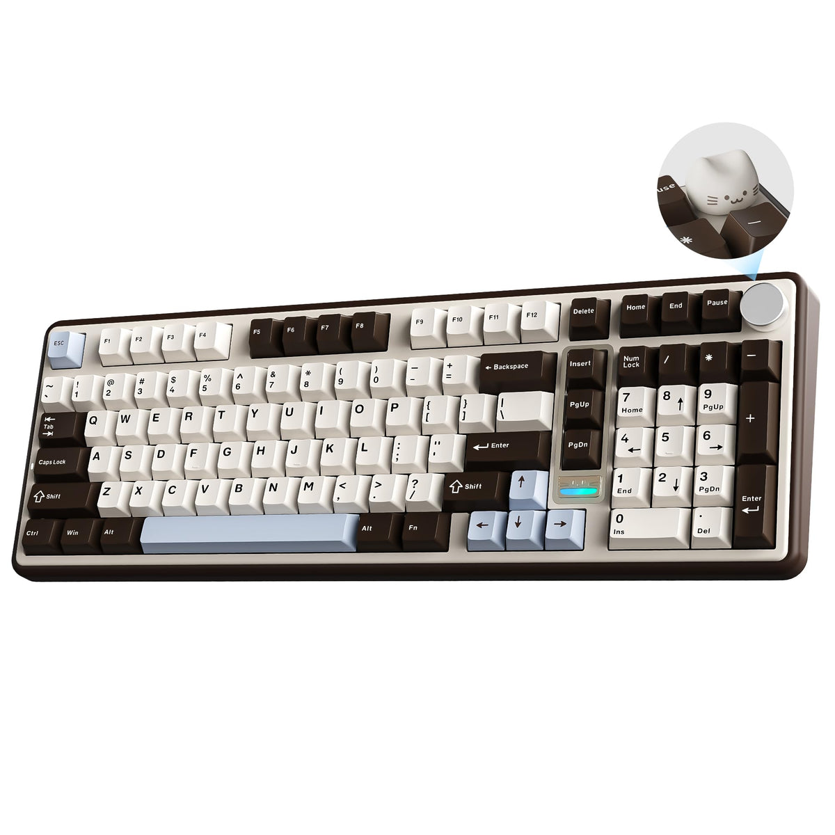 YUNZII B98 PRO 96% Wireless Mechanical Keyboard (Matcha Green, Candy Switch)
