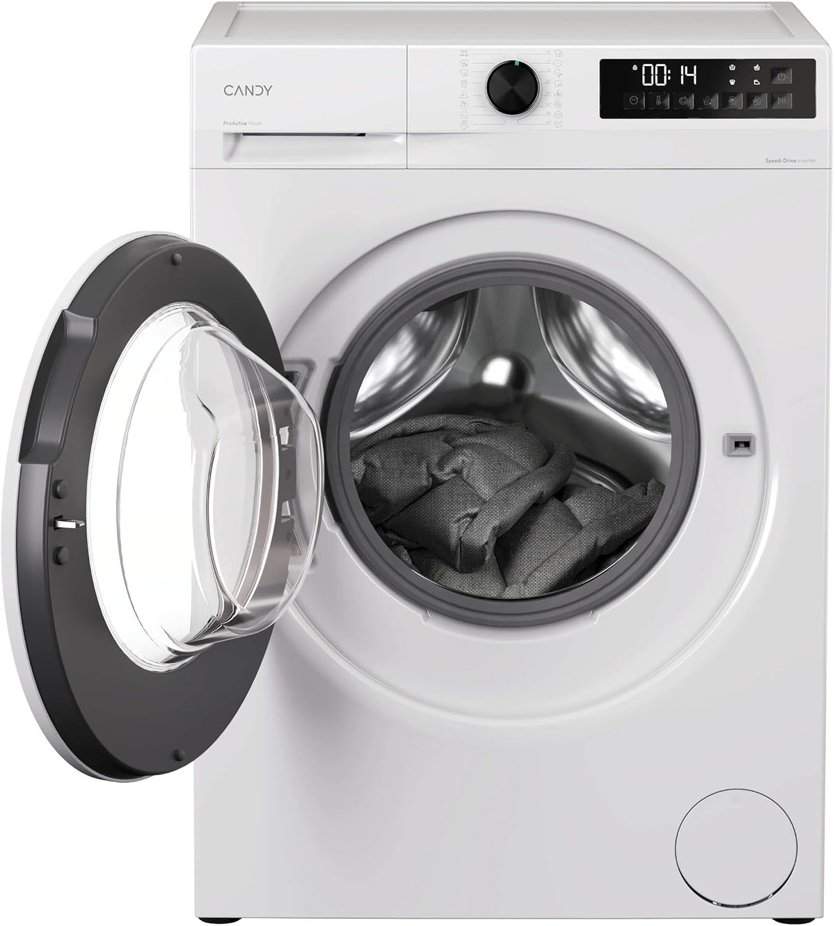 Candy Quick Pro Washing Machine, 8kg, White, A-20%, 1400 RPM