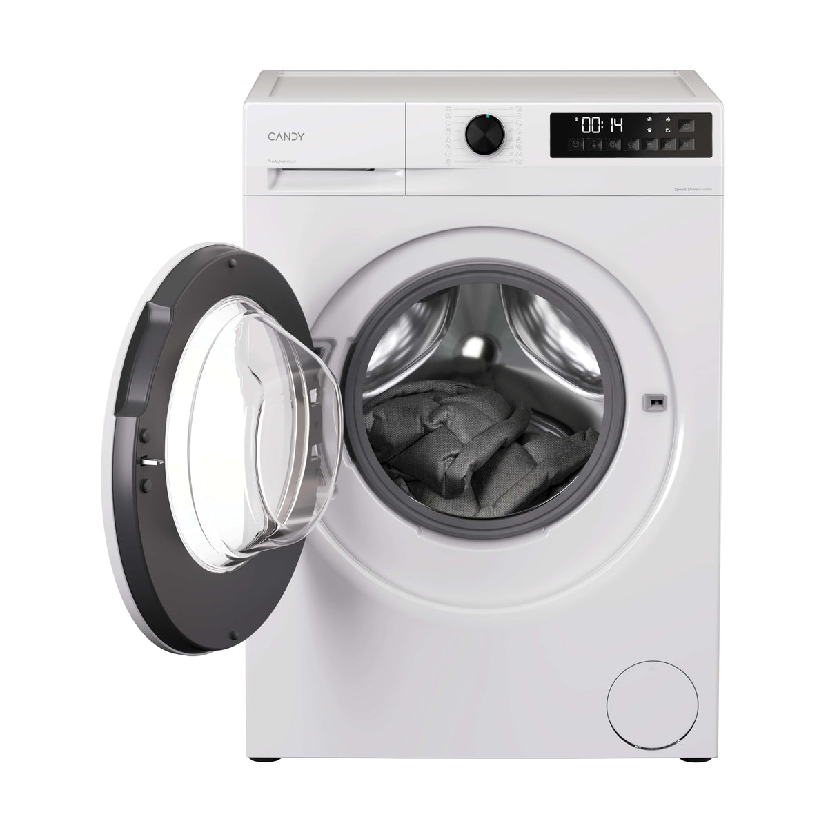 Candy Quick Pro Washing Machine, 8kg, White, A-20%, 1400 RPM