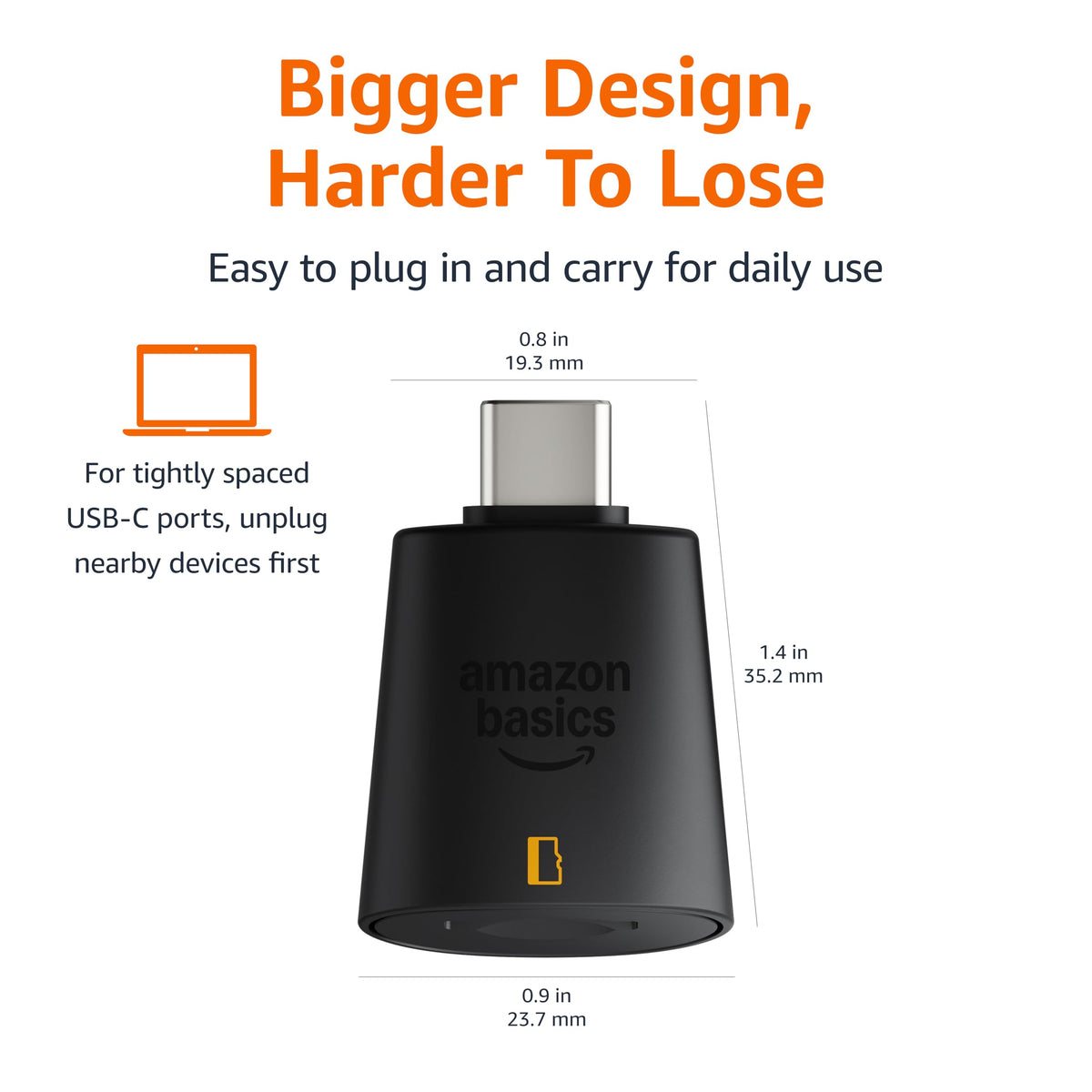 Amazon Basics microSDXC Memory Card with Full Size Adapter, A2, U3, Read Speed up to 100 MB/s, 128GB, Black