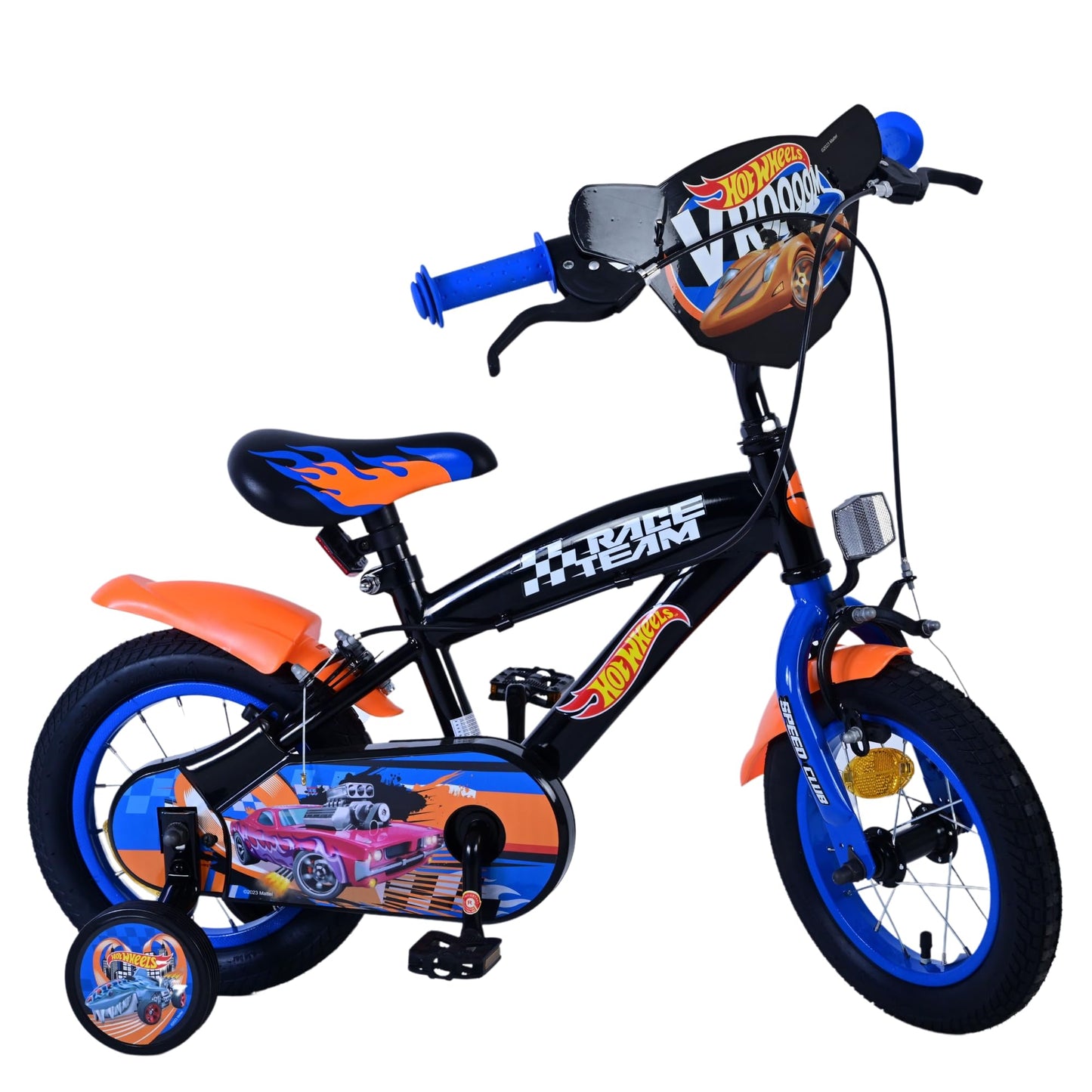 Volare Official Marvel Spider-Man Kids Bike 12" with Stabilisers — Ages 3-4